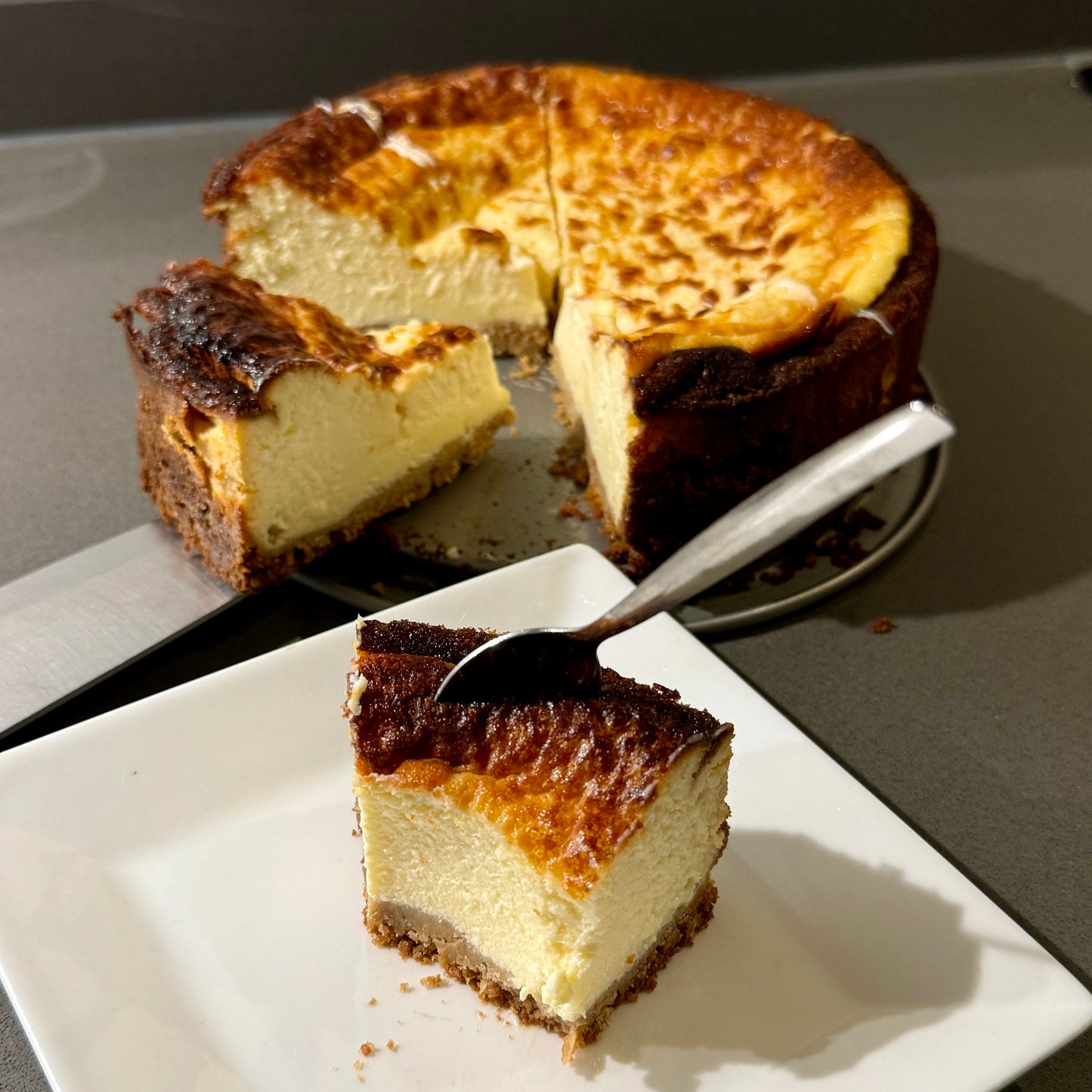 8. Medium Basque Cheesecake